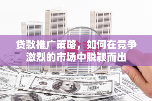 莎车贷款推广策略，如何在竞争激烈的市场中脱颖而出