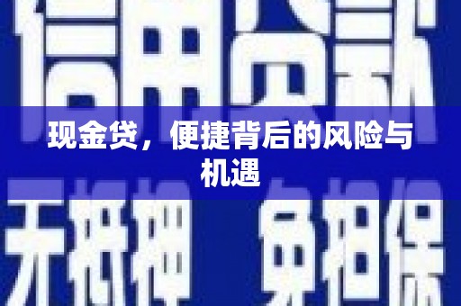 桦川现金贷，便捷背后的风险与机遇