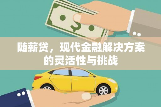 沁县随薪贷，现代金融解决方案的灵活性与挑战