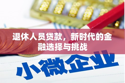 颍泉退休人员贷款，新时代的金融选择与挑战