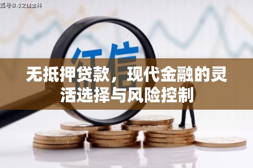 晋江无抵押贷款，现代金融的灵活选择与风险控制