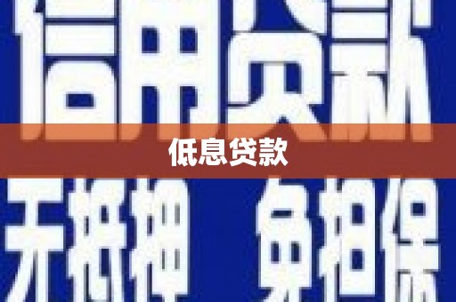 昌都低息贷款