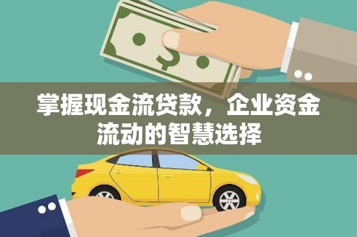 商南掌握现金流贷款，企业资金流动的智慧选择