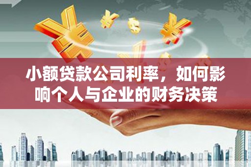 汤阴小额贷款公司利率，如何影响个人与企业的财务决策