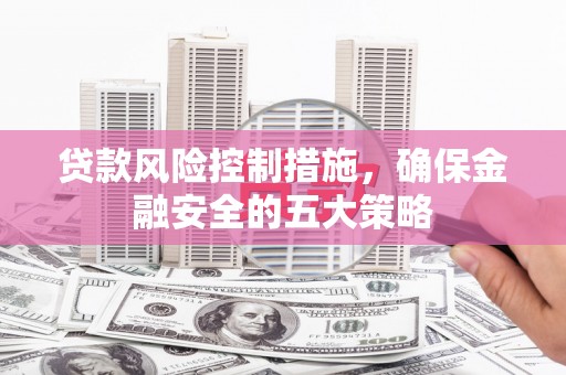 固镇贷款风险控制措施，确保金融安全的五大策略