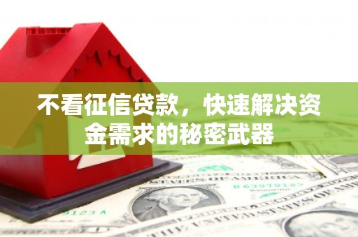 河北不看征信贷款，快速解决资金需求的秘密武器