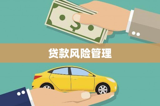 定襄贷款风险管理