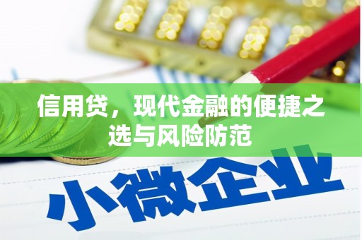 霍尔果斯信用贷，现代金融的便捷之选与风险防范