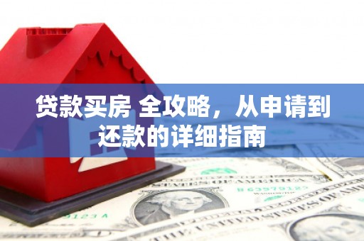 施甸贷款买房 全攻略，从申请到还款的详细指南