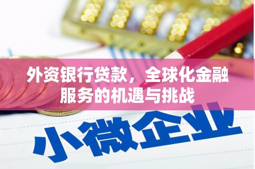 遵化外资银行贷款，全球化金融服务的机遇与挑战